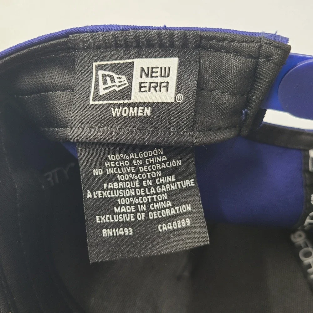 Women Los Angeles Dodgers Hat Snapback New Era 9Forty Blue MLB Glitter M-Crown